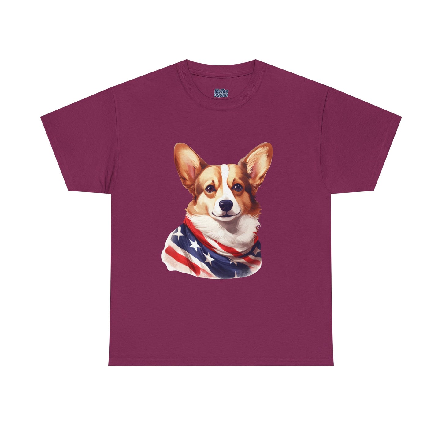 Patriotic Pembroke Welsh Corgi Unisex T-Shirt