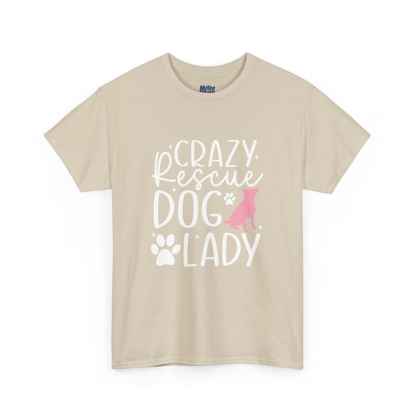 Crazy Rescue Dog Lady T-Shirt | Gift For Pet Mama