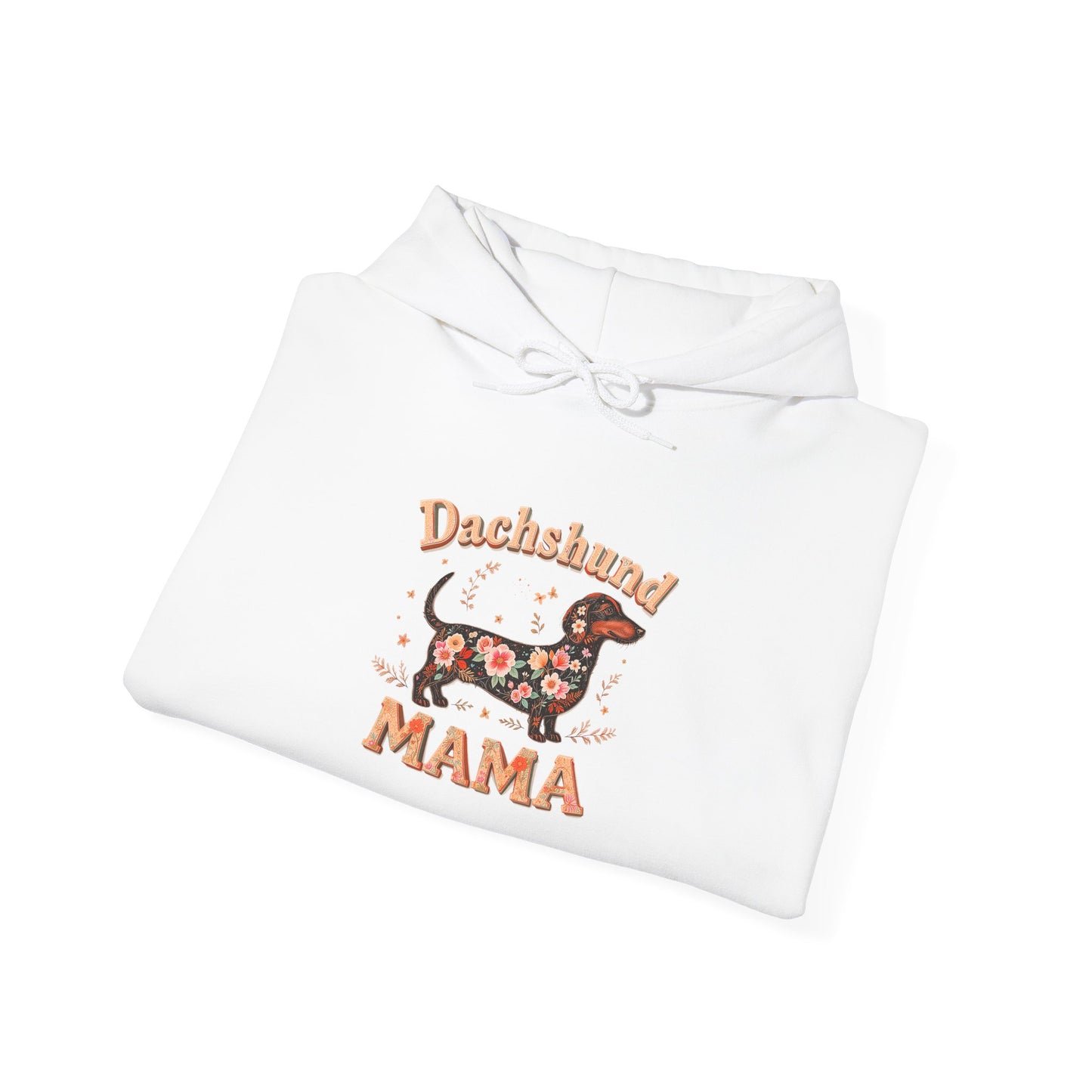 Dachshund Mama Everyday Hoodie – Floral Comfort For Pup Fans