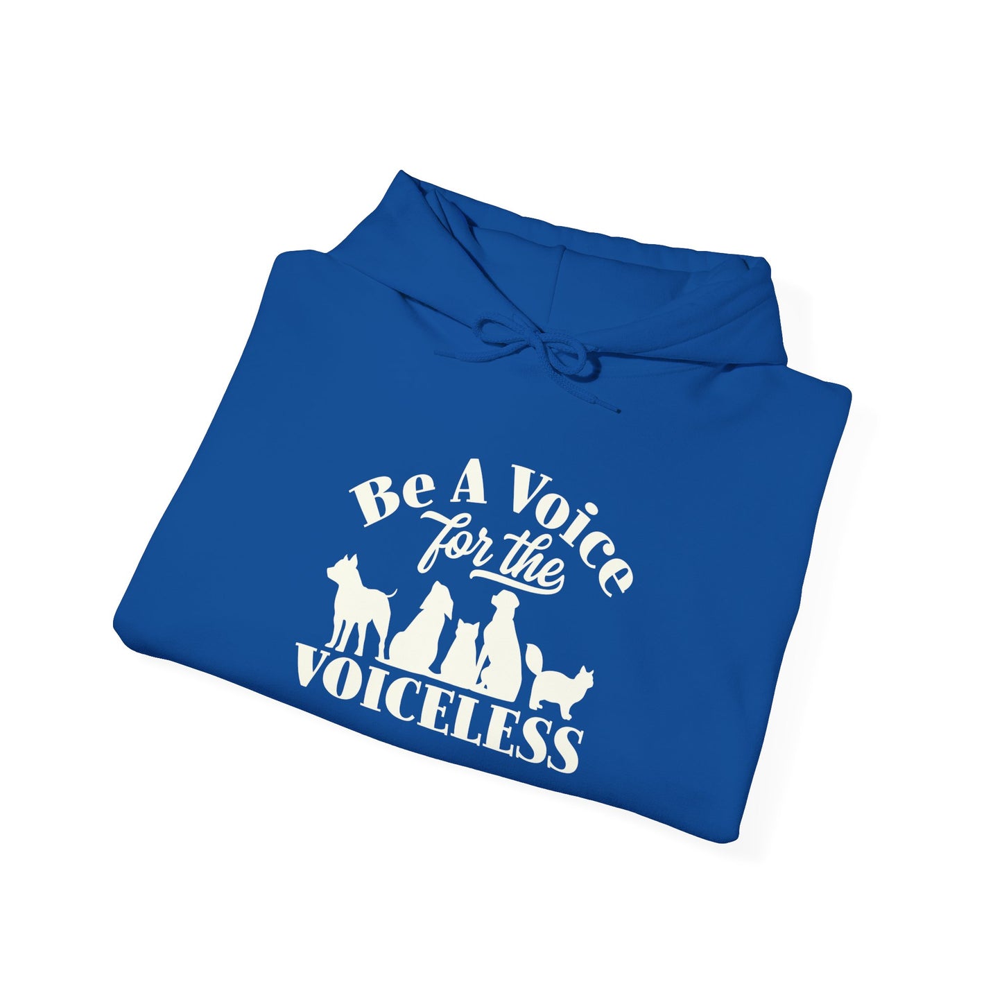 Be A Voice For The Voiceless Unisex Hoodie – Animal Rescue Awareness