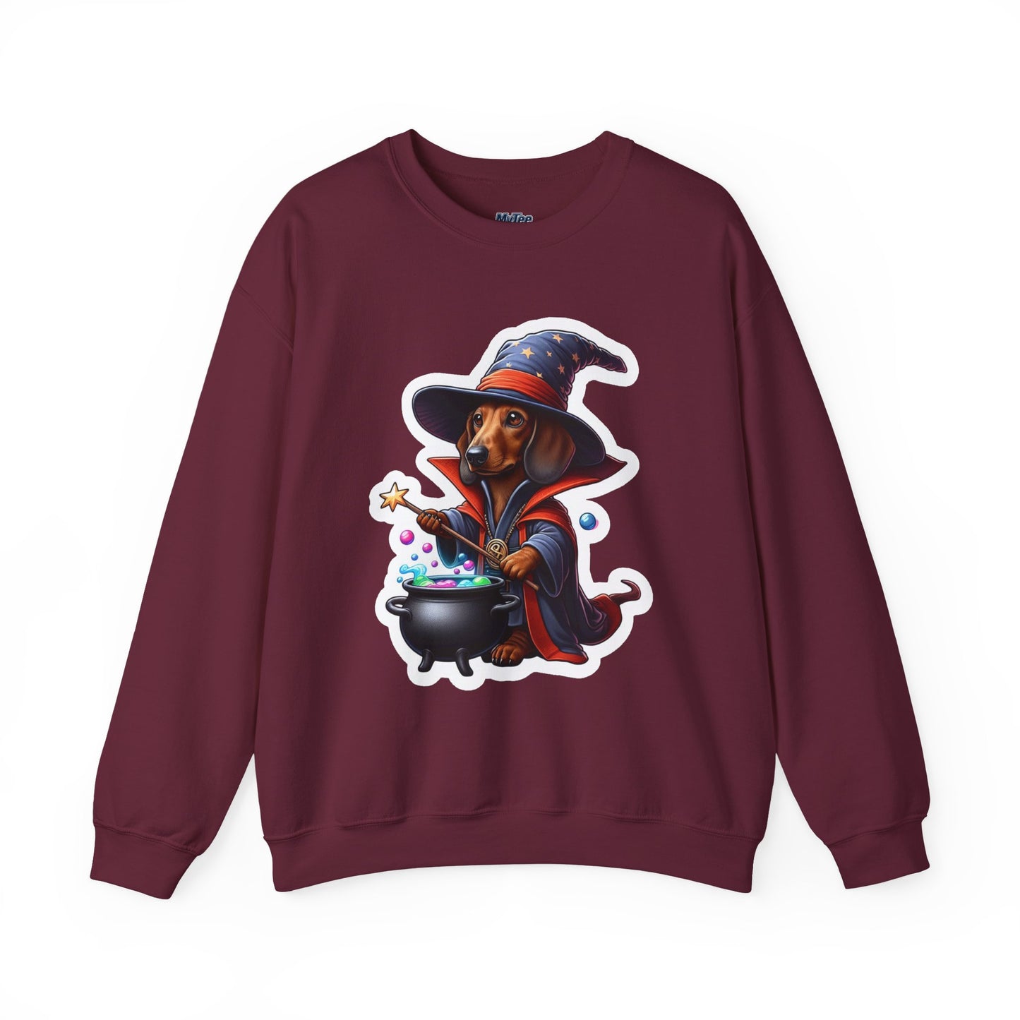 Dachshund Wizard Unisex Sweatshirt – Halloween Magic Dog Pullover