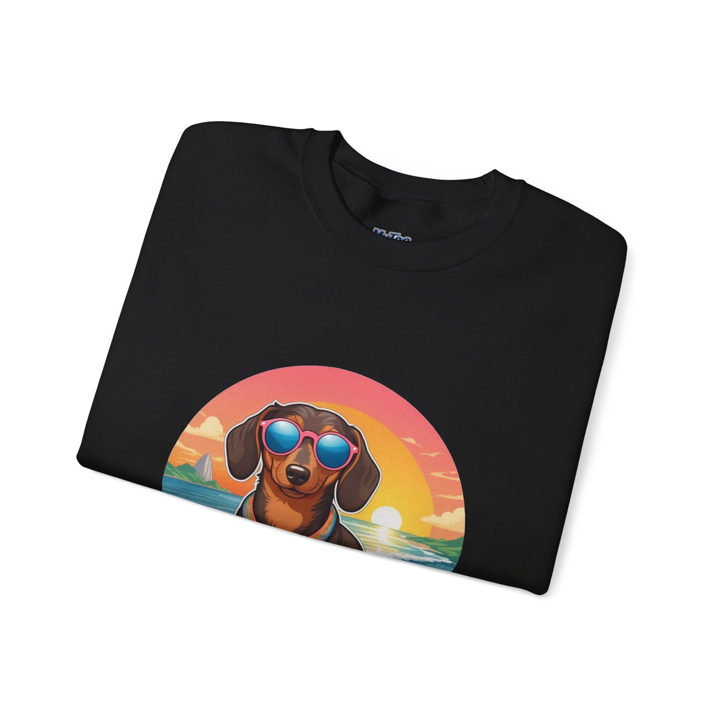 Dachshund Sunset Chill Unisex Sweatshirts