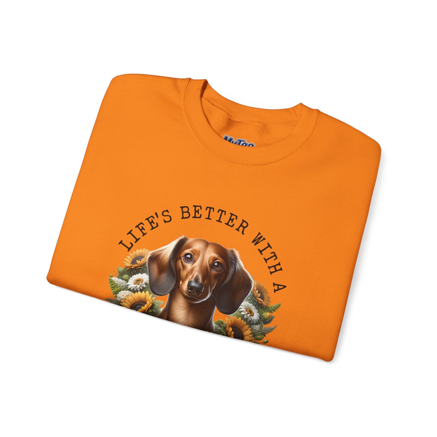 Dachshund Sunflower Unisex Hoodie