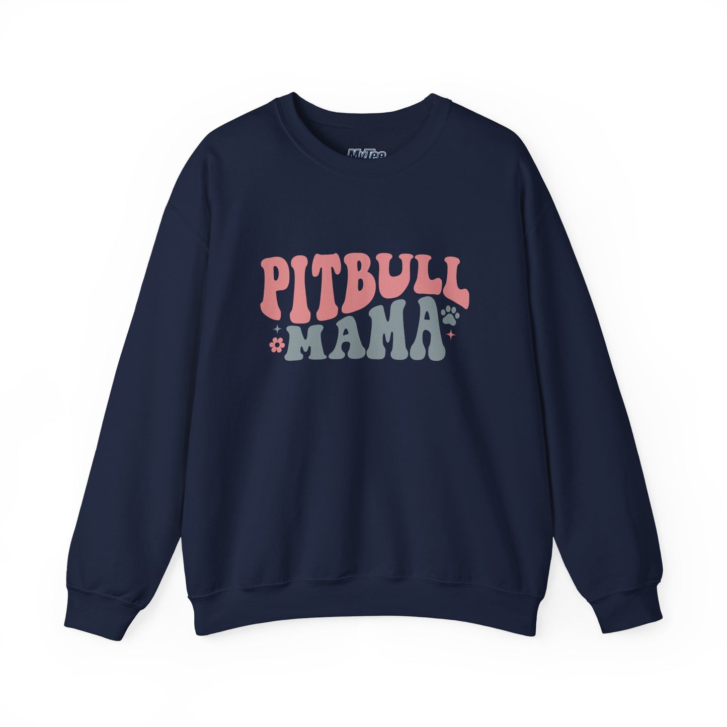 Pitbull Mama Crewneck Sweatshirt | Perfect Gift for Dog Mom