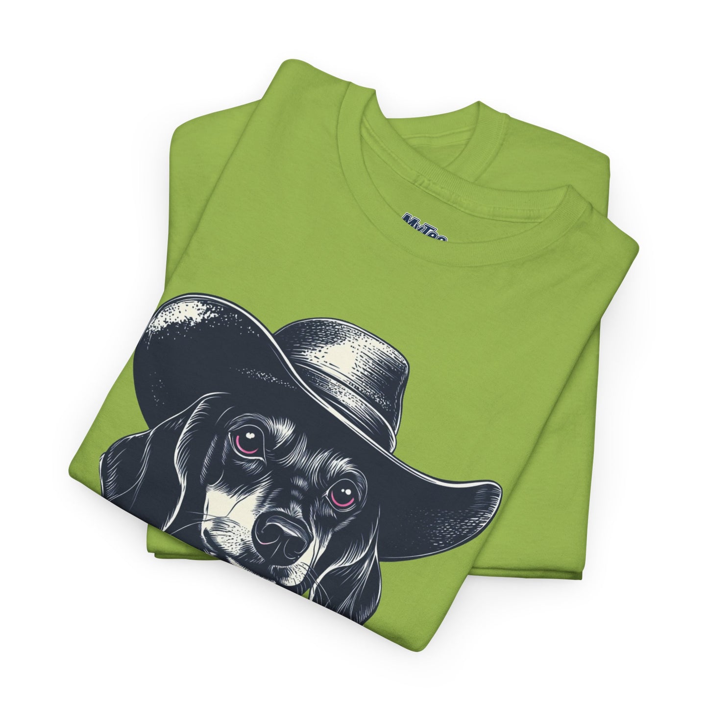 Dachshund Cowgirl Vibes T-Shirt – Pink Bandana Pup Shirt