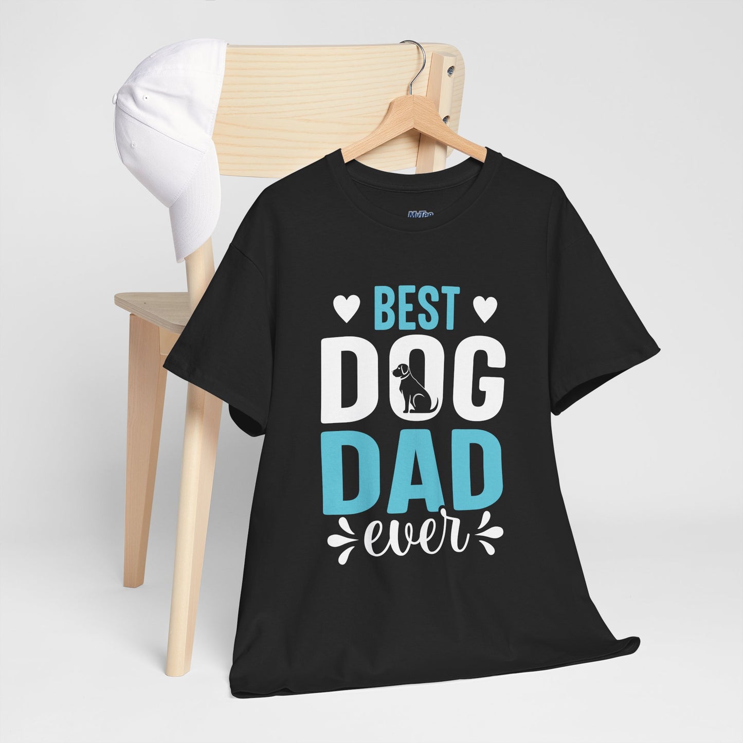 Best Dog Dad Ever Cotton T-Shirt