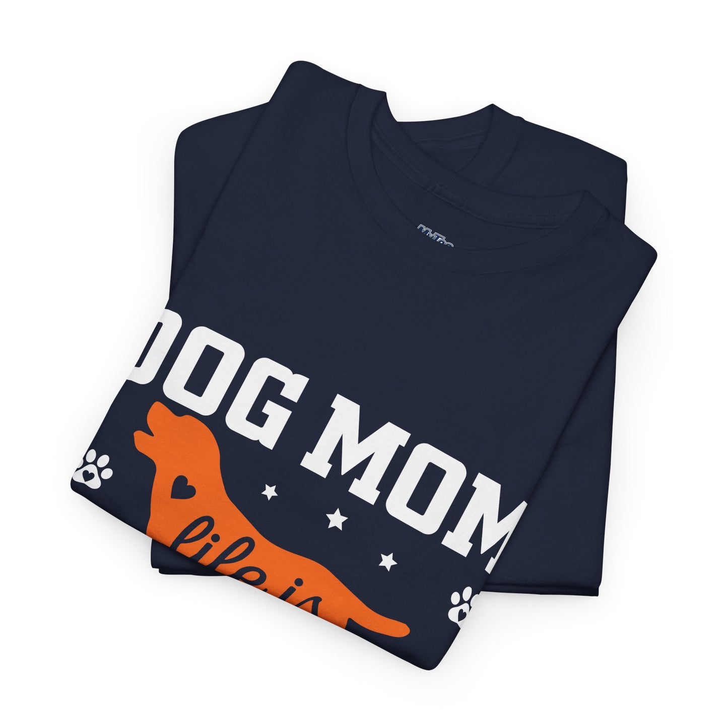 Dog Mom Life Is Ruff Cotton T-Shirt