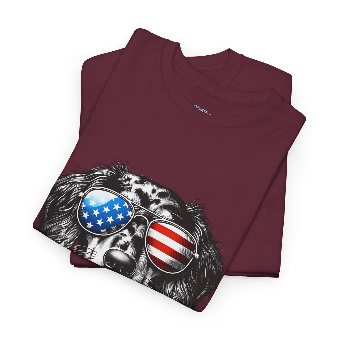 Patriotic Dachshund with Sunglasses Unisex T-Shirt