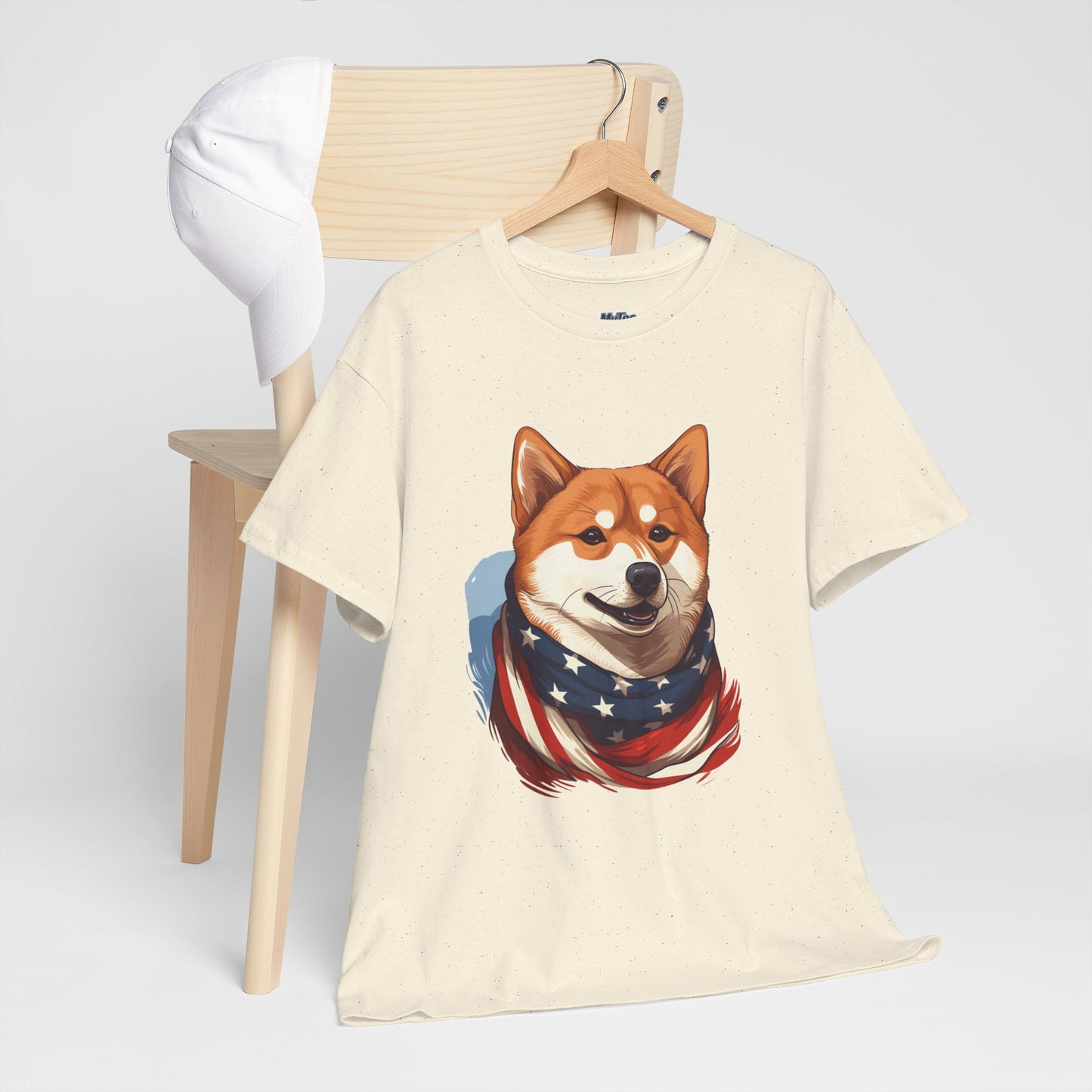 Patriotic Shiba Inu Unisex T-Shirt