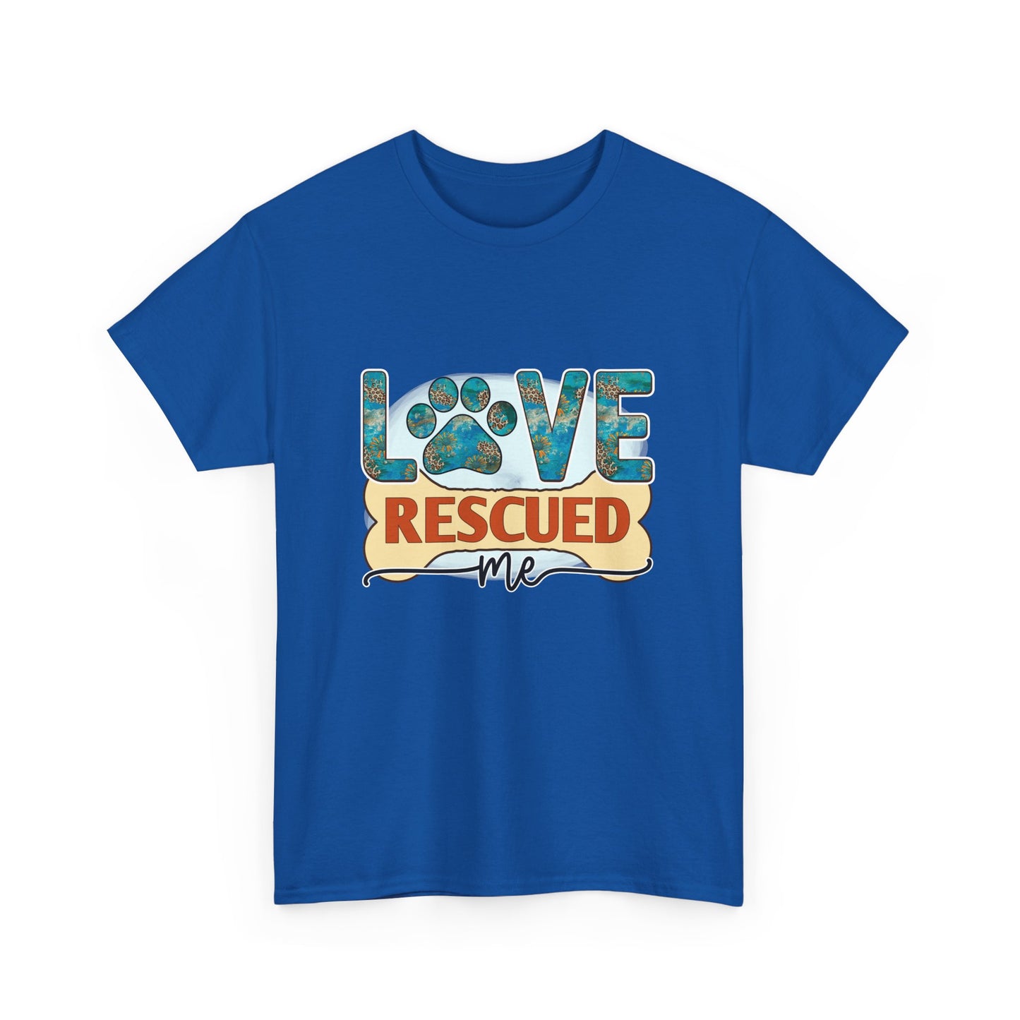 Love Rescued Me T-Shirt - Rescue Dogs Save Lives