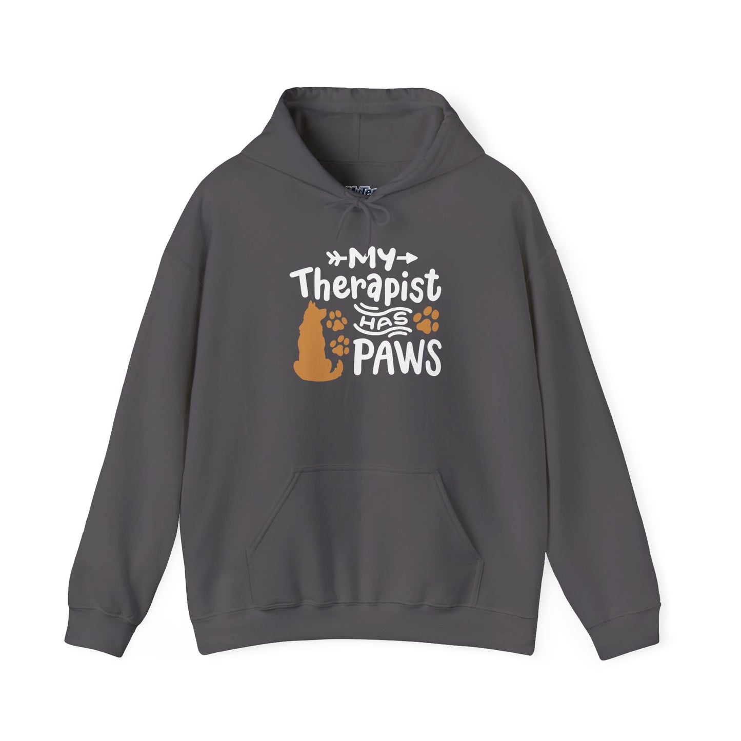 My Therapist Has Paws Pet Lover Hoodie | Animal Therapy Gift