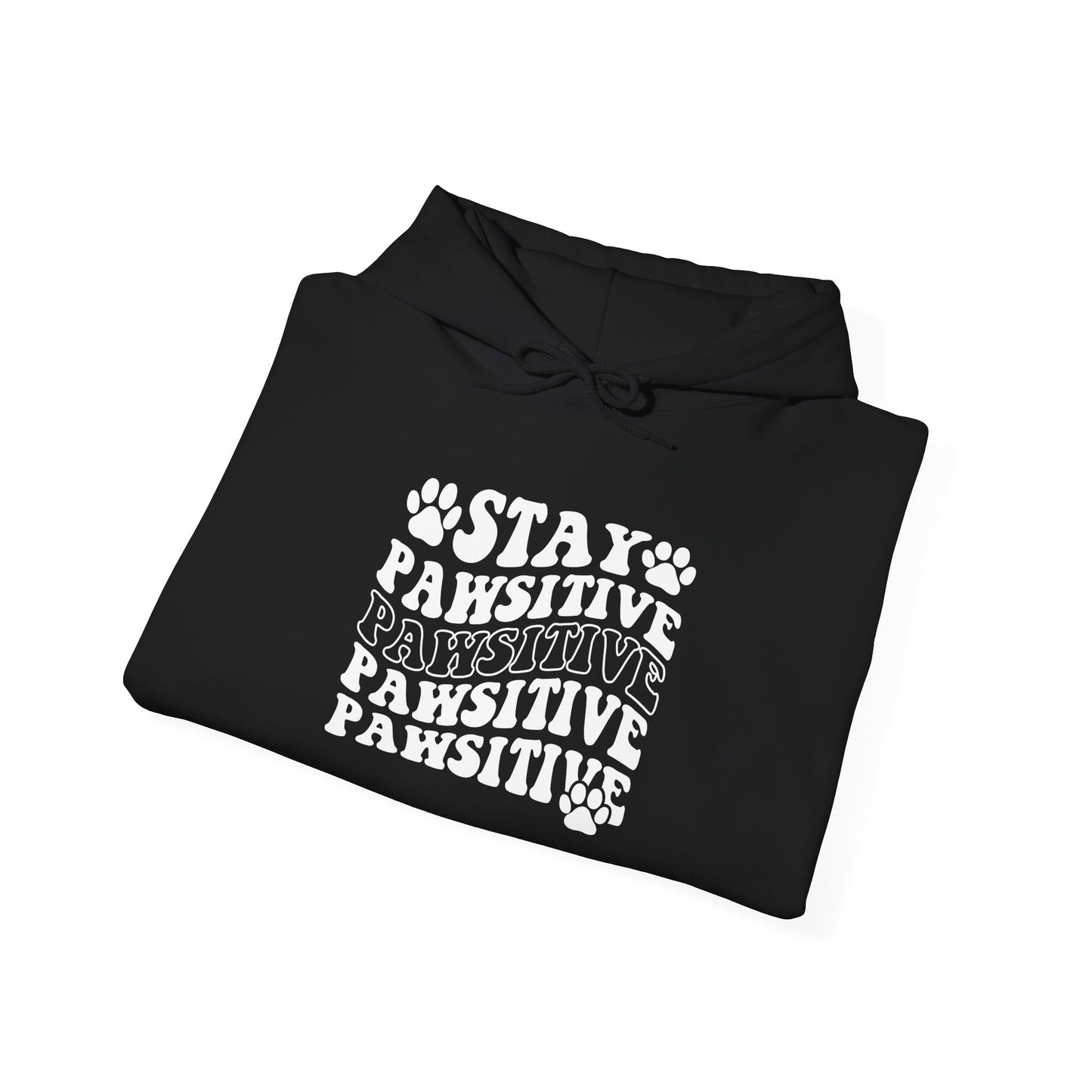 Stay Pawsitive Unisex Hoodie | Perfect for Celebrations & Holidays