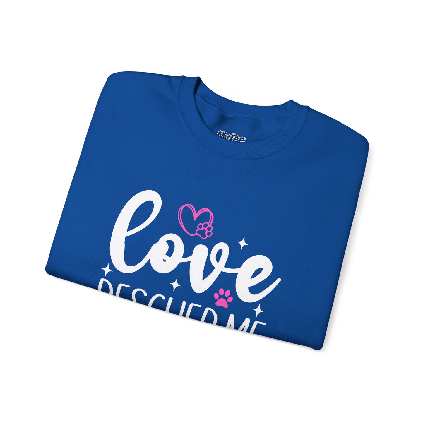 Love Rescued Me Unisex Sweatshirt – Heartfelt Dog Adoption Apparel