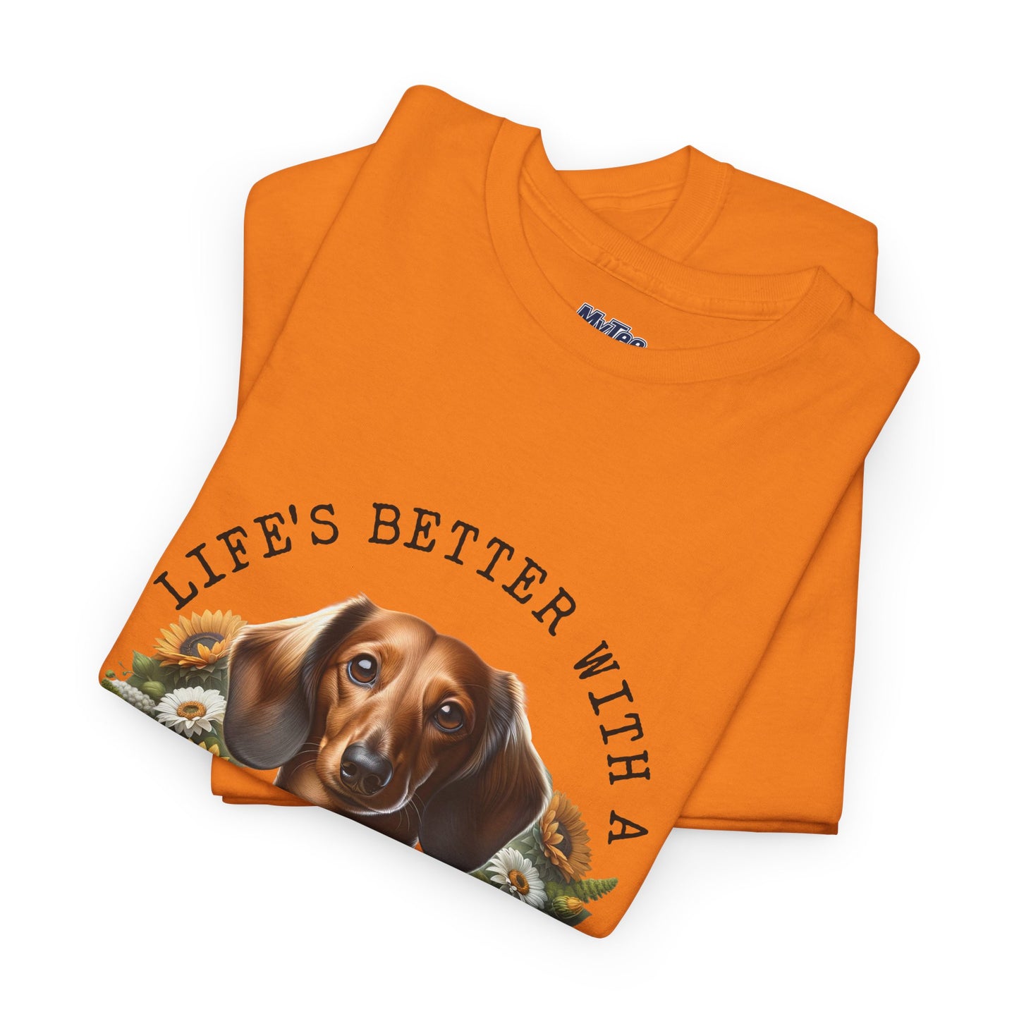 Dachshund Sunflower Unisex T-Shirt
