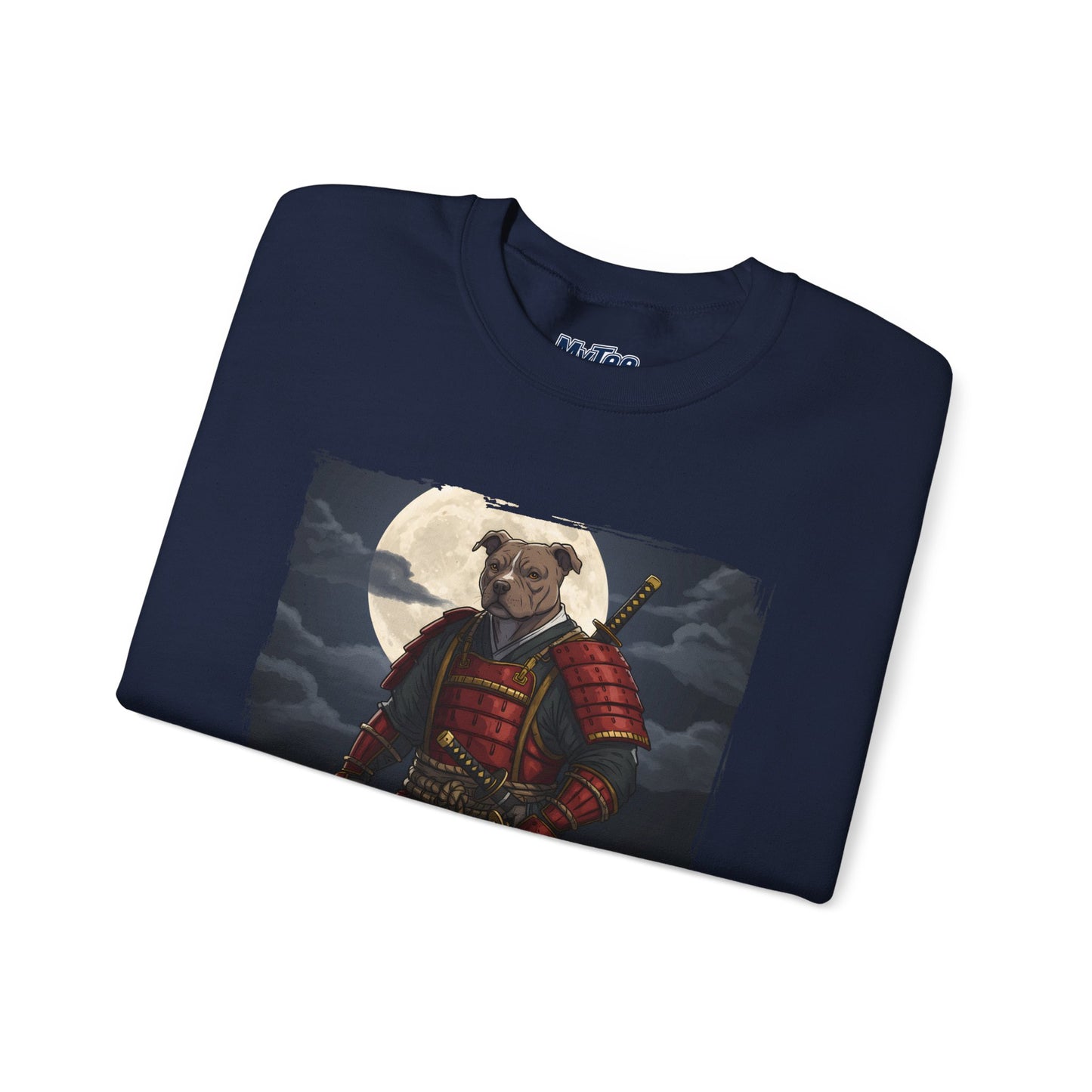 Pitbull Samurai Warrior Sweatshirt | Cozy Crewneck