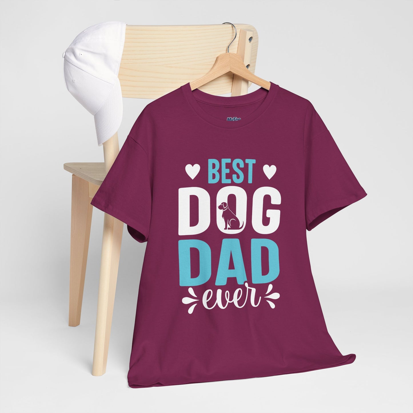 Best Dog Dad Ever Cotton T-Shirt