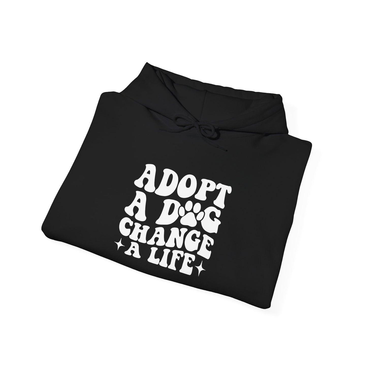 Adopt A Dog Change A Life Unisex Hoodie | Perfect For Animal Lovers