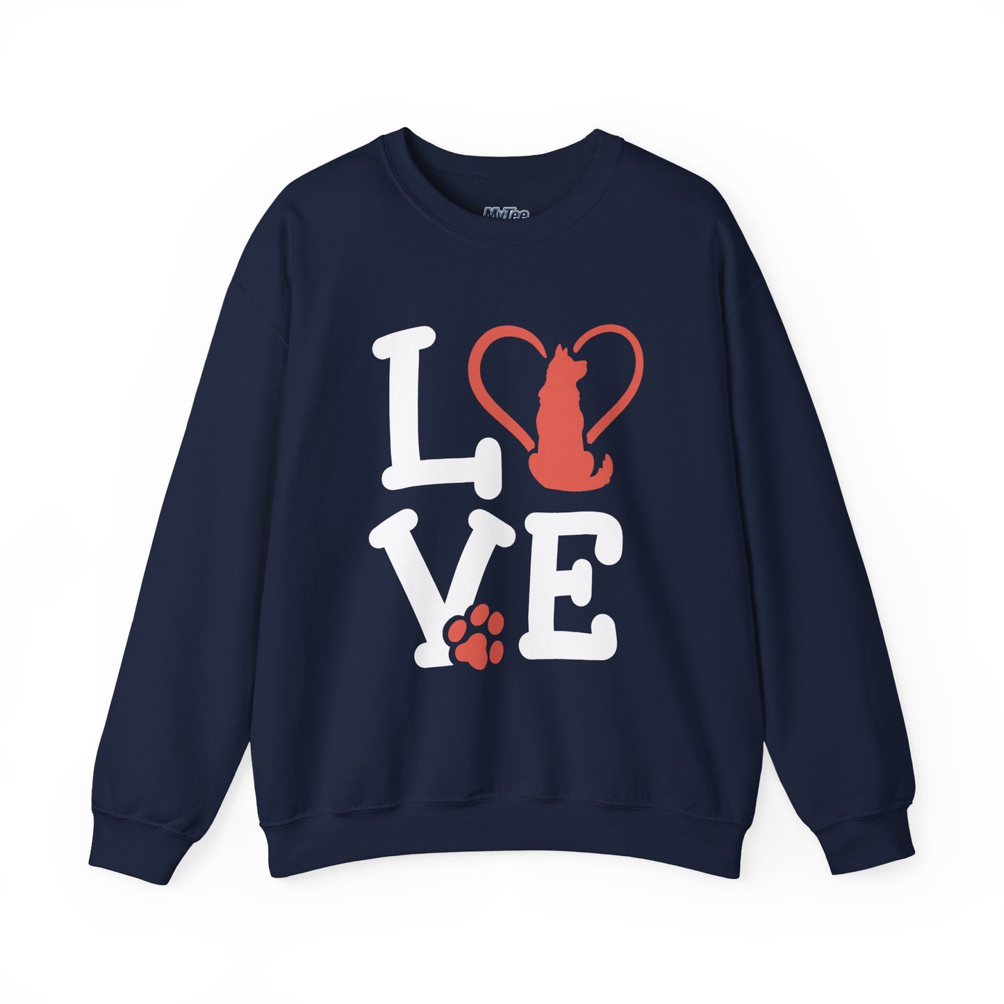 Love Cat Crewneck Sweatshirt - Perfect for Pet Lovers, Gift For Cat Owners