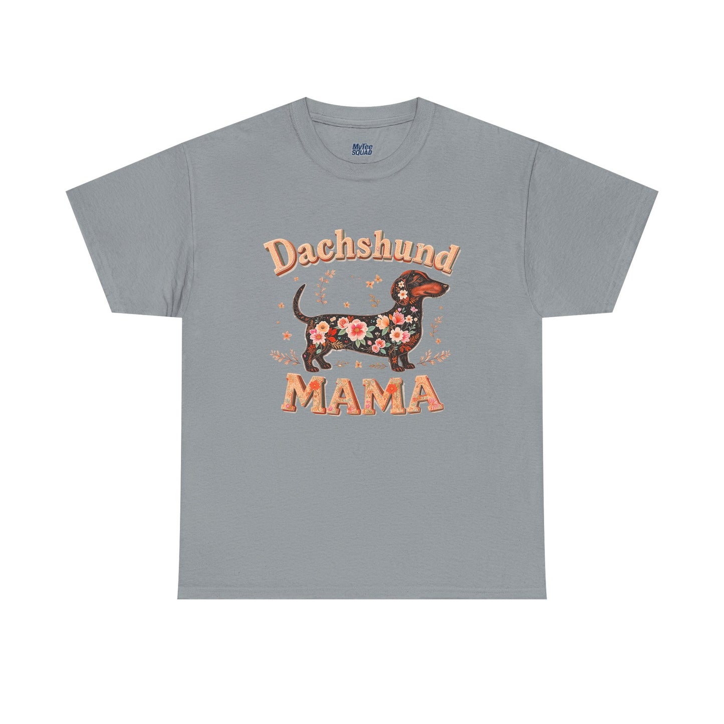 Dachshund Mama T-Shirt – Cute Floral Pup Lover Tee