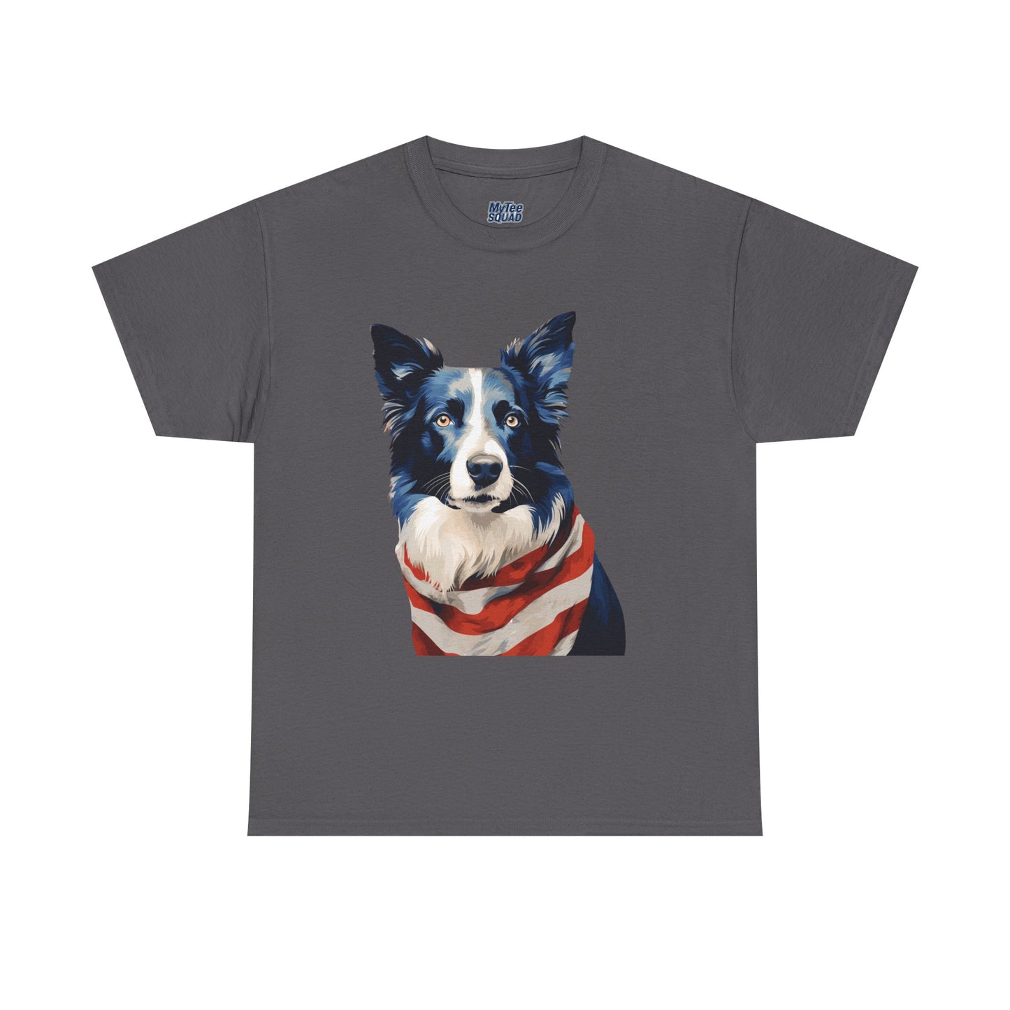 Patriotic Border Collie Unisex T-Shirt