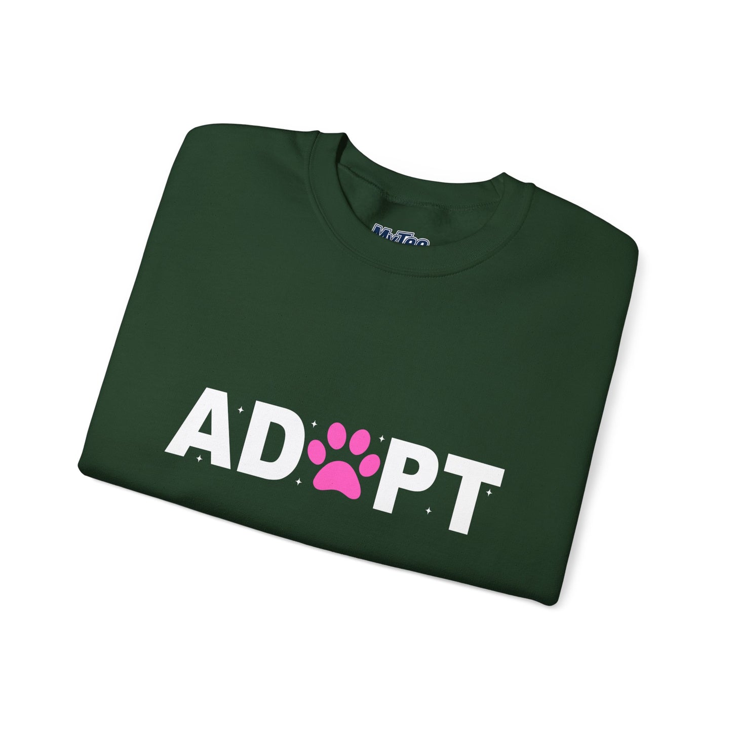 Adopt Themed Unisex Crewneck Sweatshirt - Comfortable Casual Wear