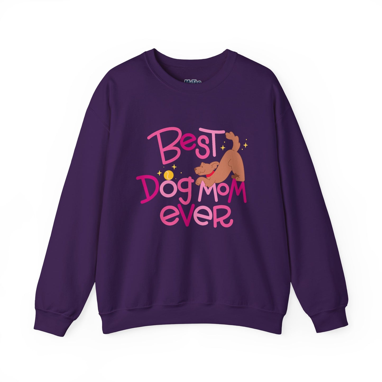 Best Dog Mom Ever Crewneck Sweatshirt | Gift For Dog Moms