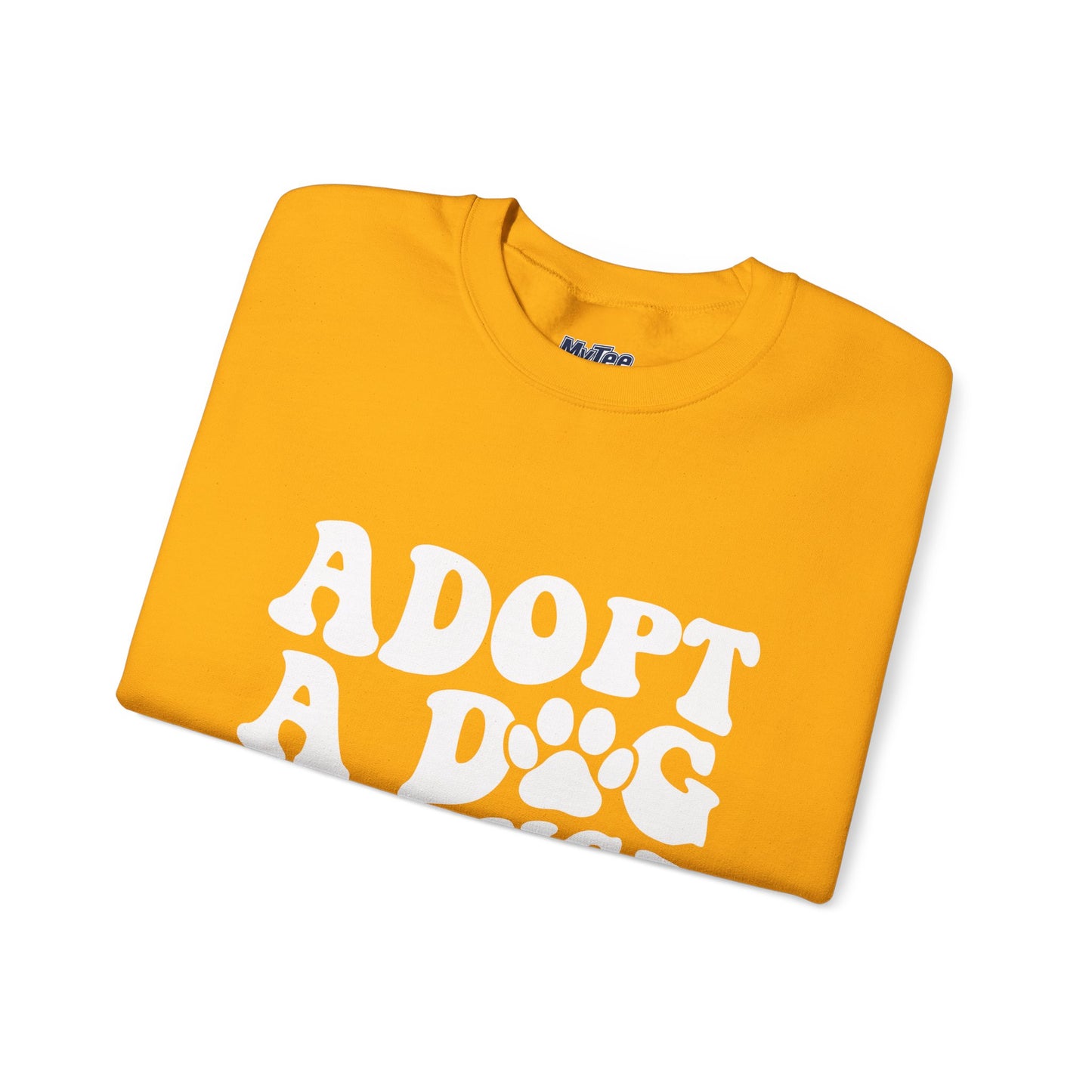 Adopt A Dog Change A Life Crewneck Sweatshirt