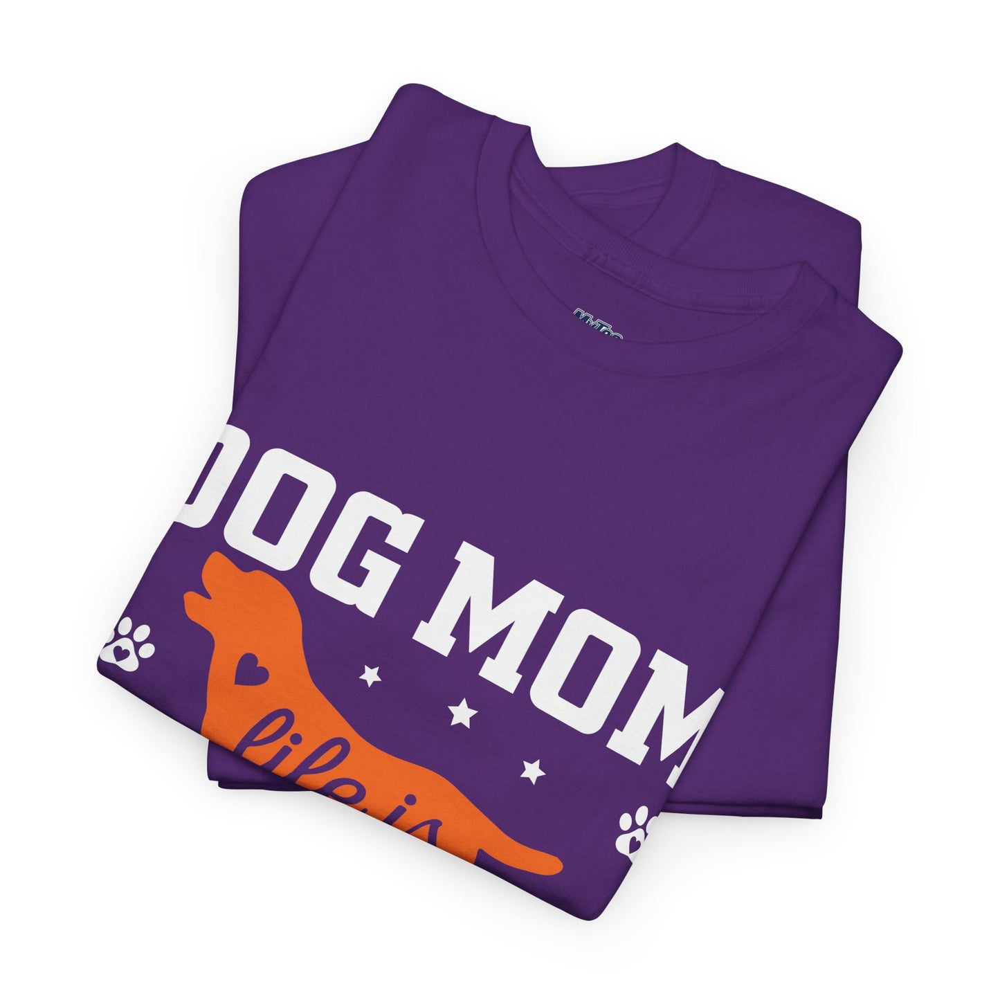 Dog Mom Life Is Ruff Cotton T-Shirt