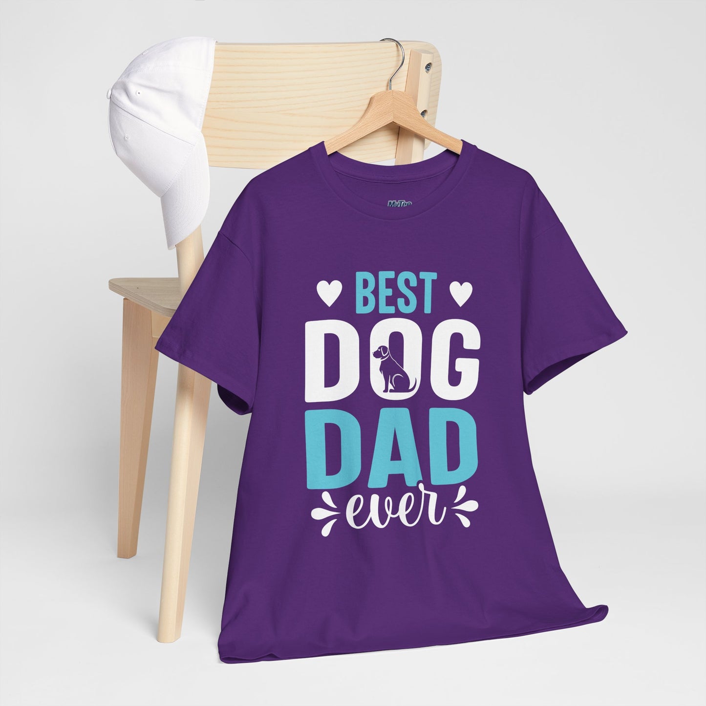 Best Dog Dad Ever Cotton T-Shirt