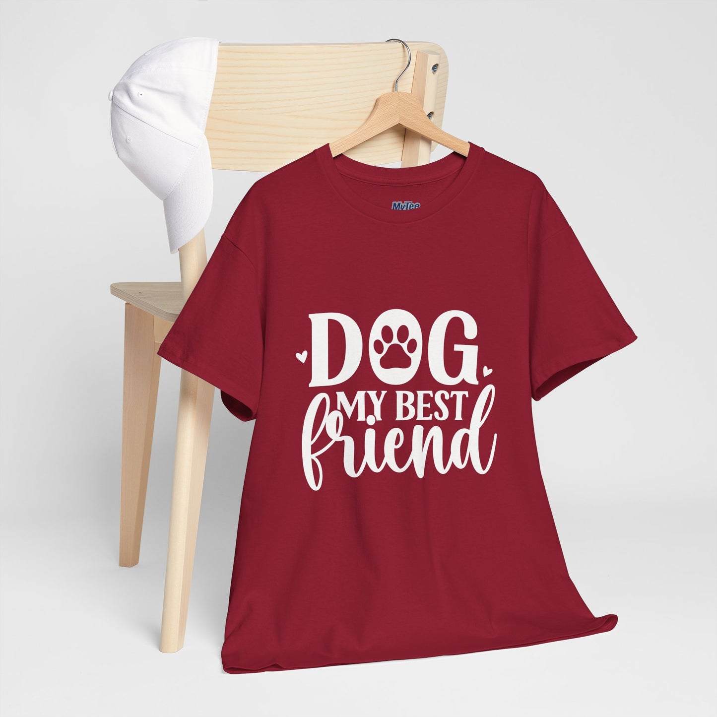 Dog My Best Friend Unisex Heavy Cotton T-Shirt | Pet Owner Apparel