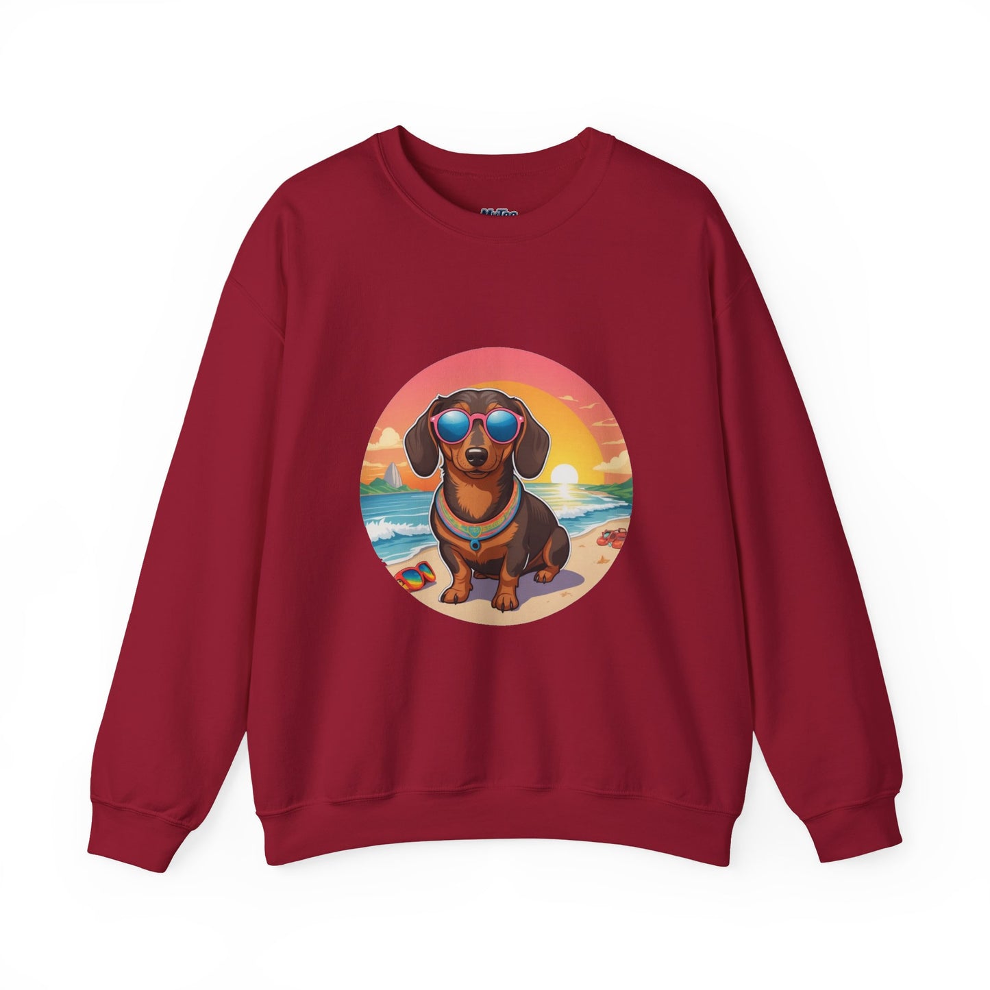 Dachshund Sunset Chill Unisex Sweatshirts