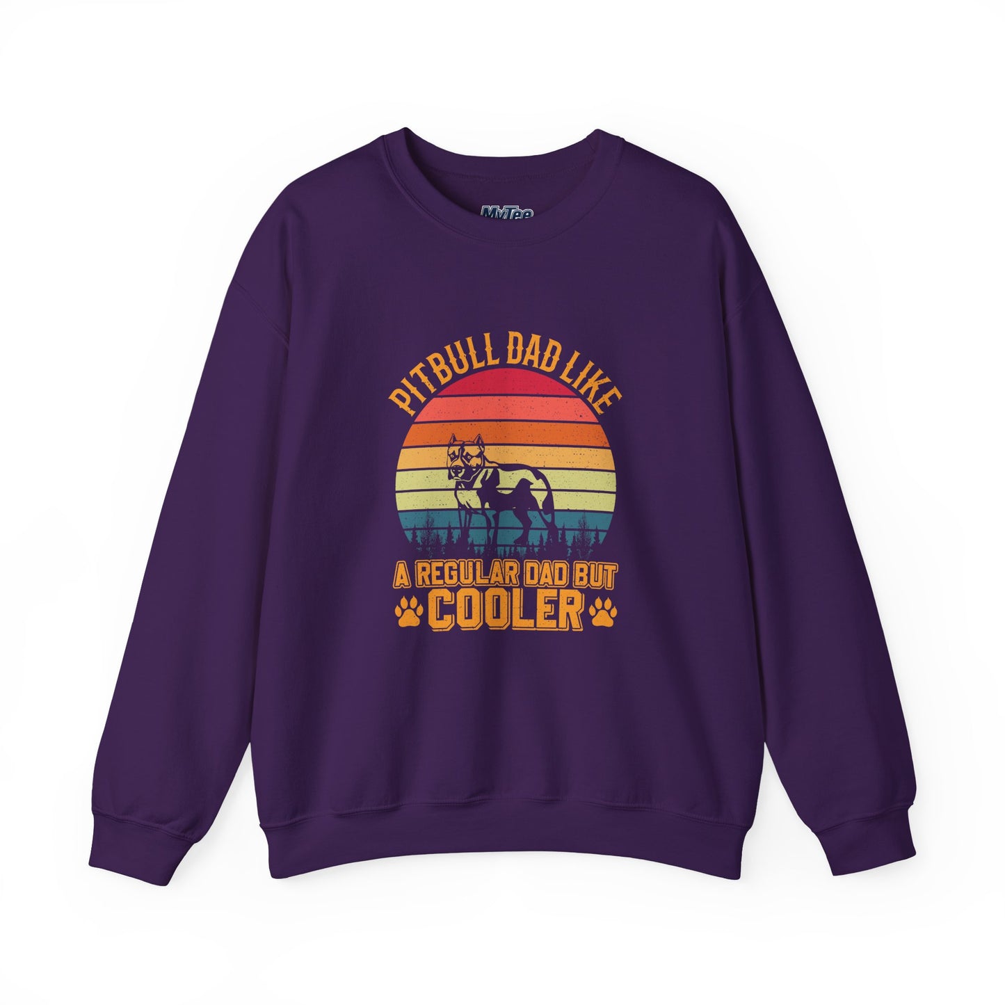 Pitbull Dad Like A Regular Dad But Cooler Sweatshirt