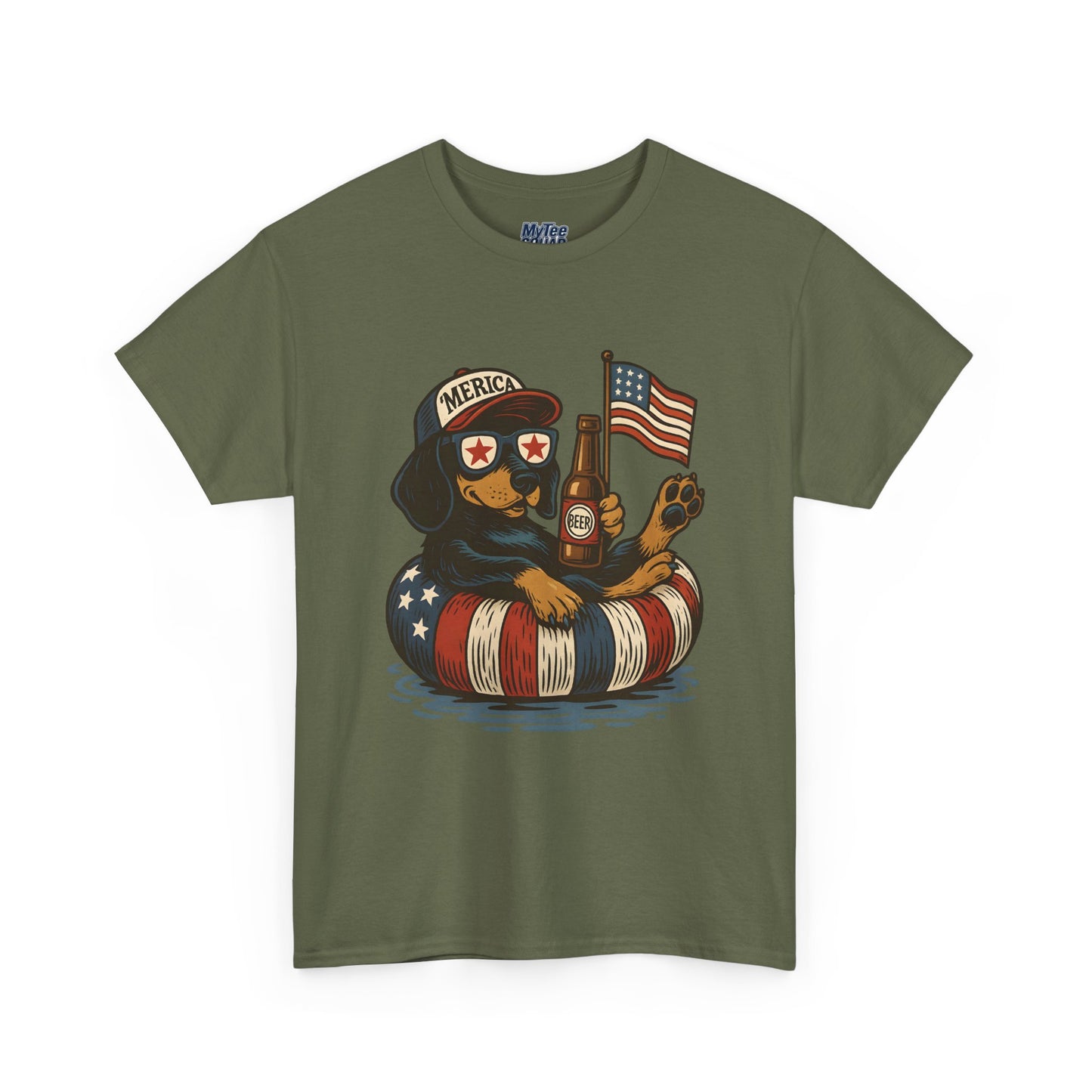 Patriotic Dachshund America Unisex T-Shirt