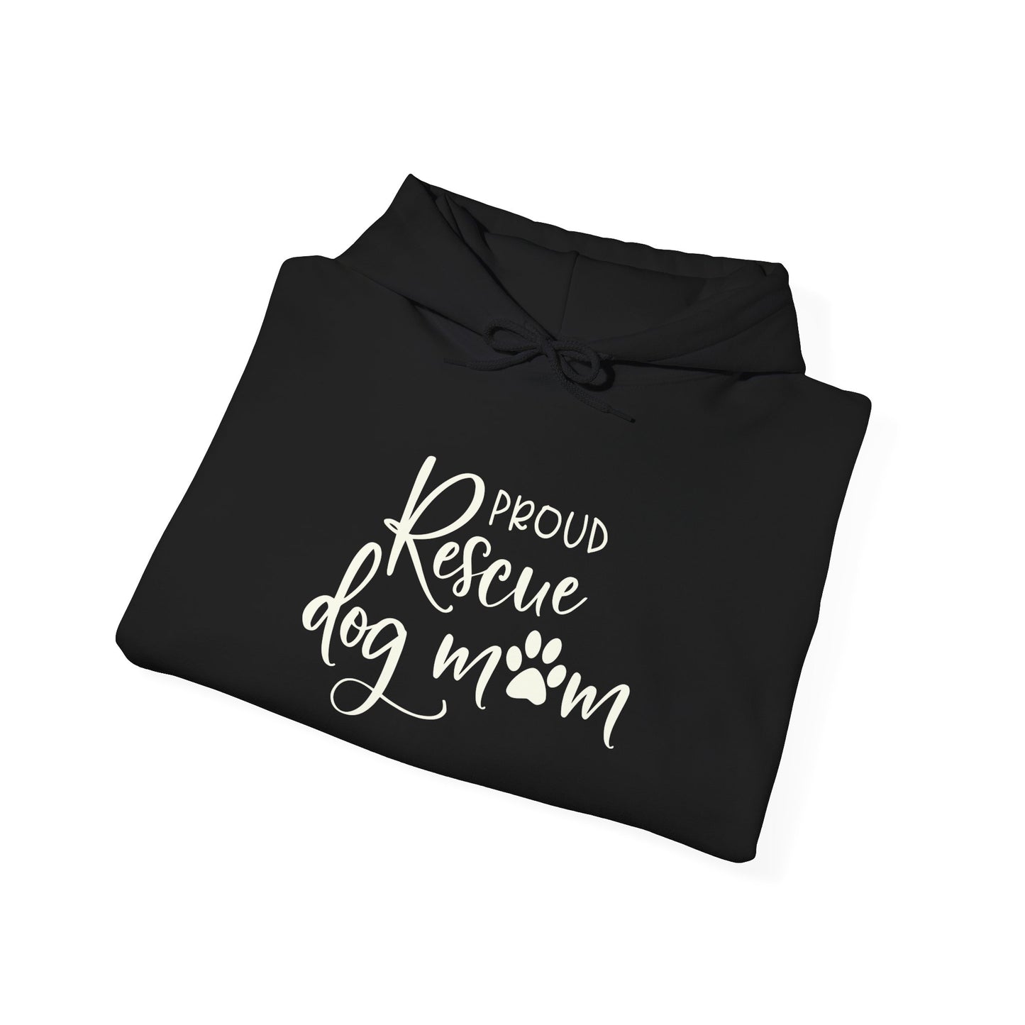 Proud Rescue Dog Mom Hoodie | Dog Mama Gift