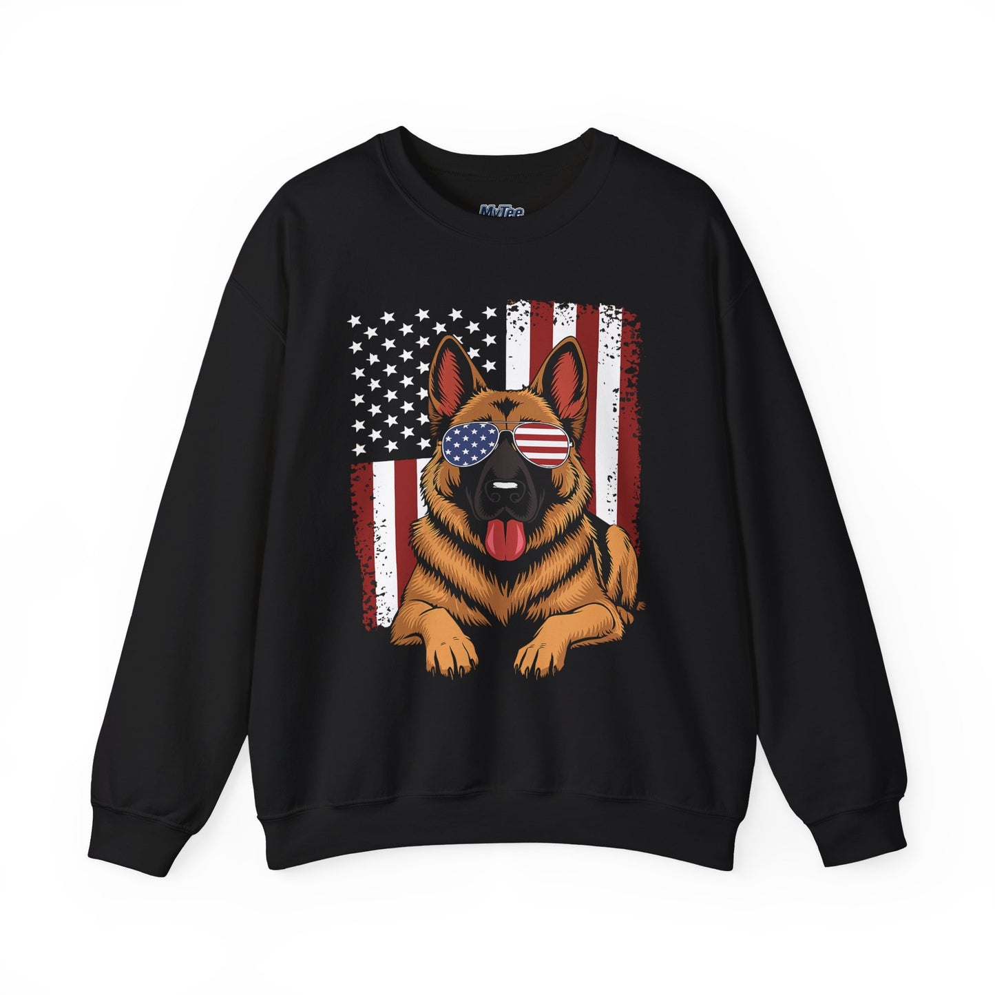 Patriotic German Shephard Dog Unisex Sweatshirt