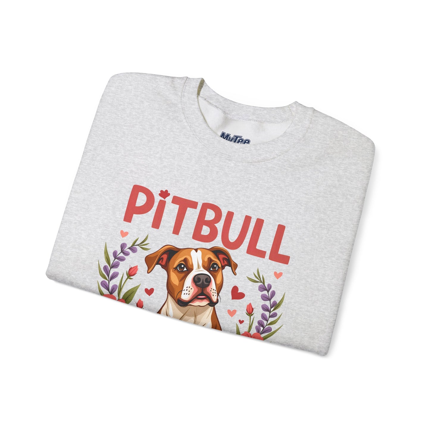 Pitbull Mama Life Sweatshirt – Comfy Wear for Pup Moms