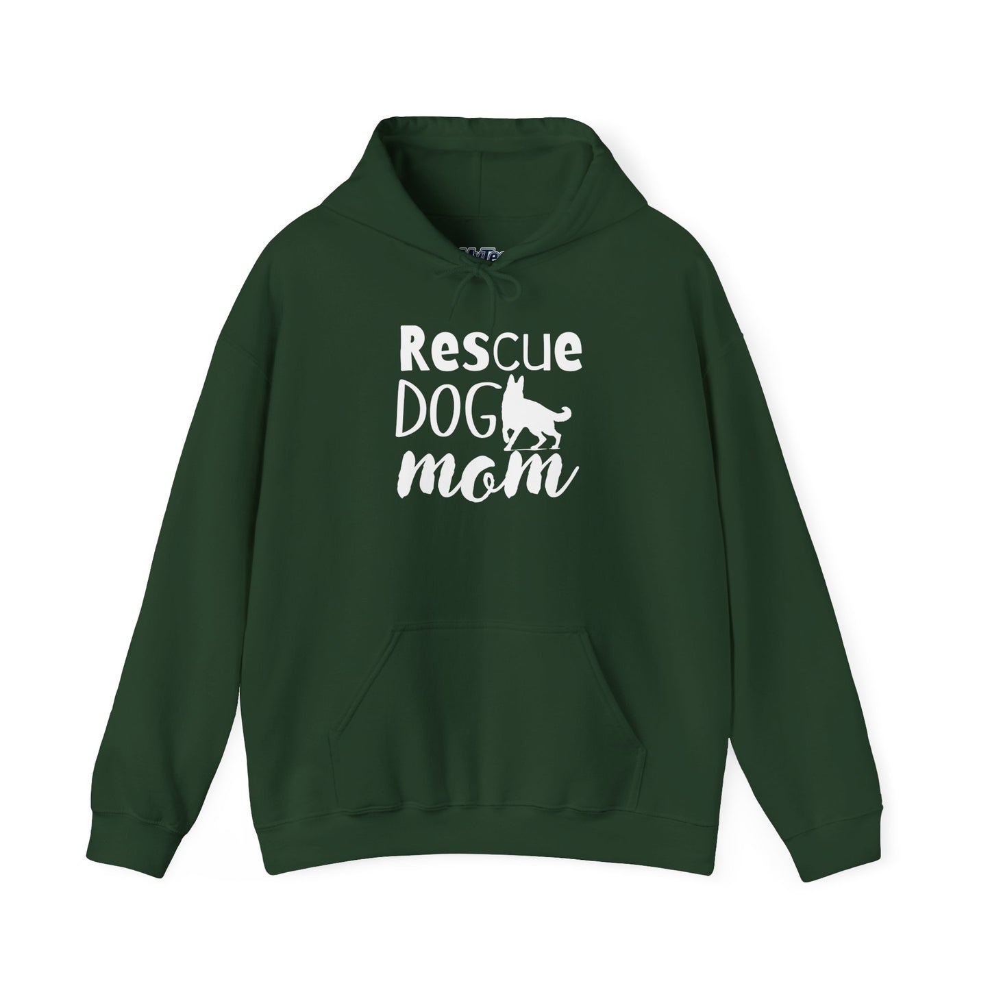 'Rescue Dog Mom Hoodie' - Cozy Sweatshirt for Pet Lover Mommies
