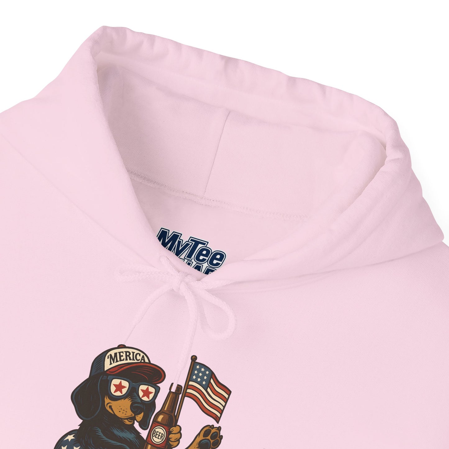 Patriotic Dachshund America Unisex Hoodie