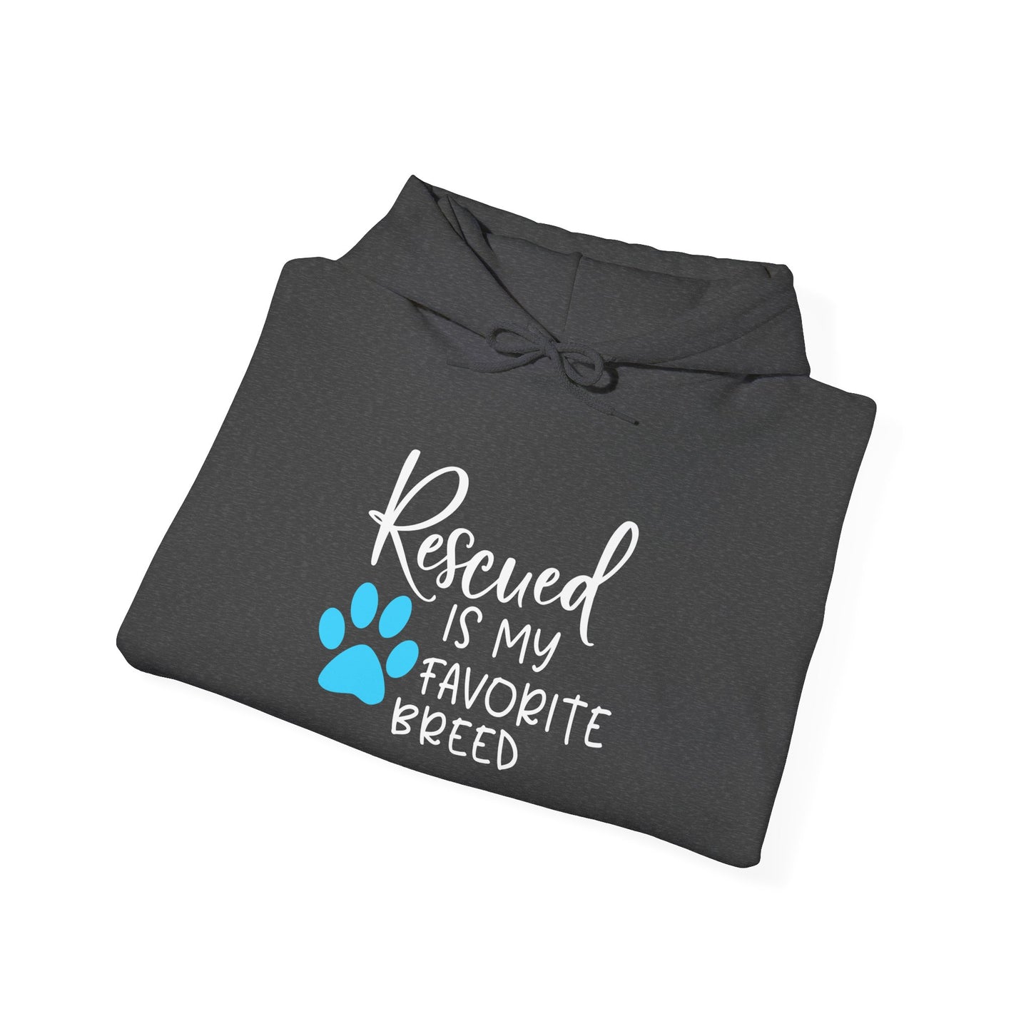 Rescued Is My Favorite Breed Unisex Hoodie – Shelter Dog Support