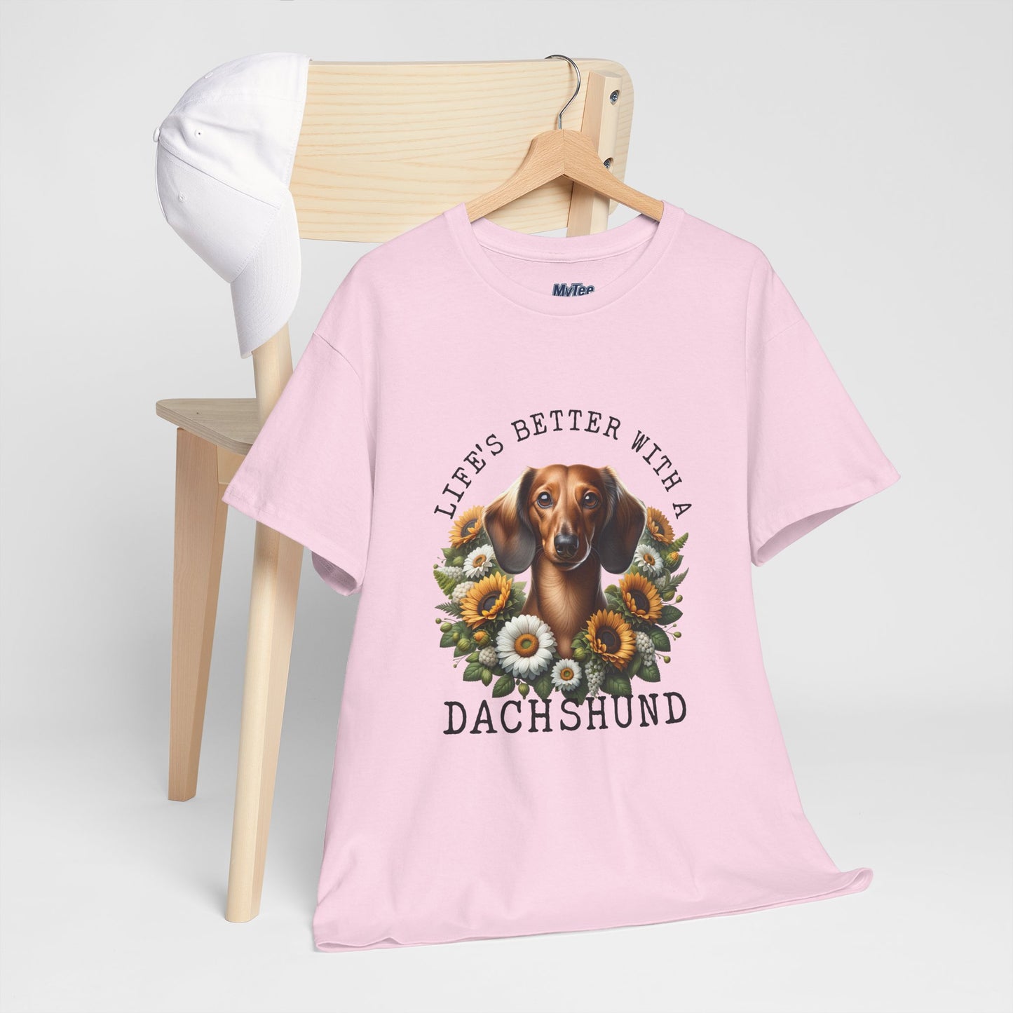 Dachshund Sunflower Unisex T-Shirt