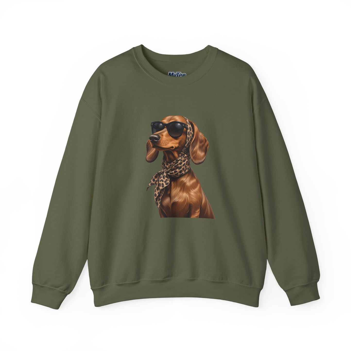 Chic Dachshund Dog Lover Unisex Sweatshirt | Crewneck Pullover For Pet Lovers