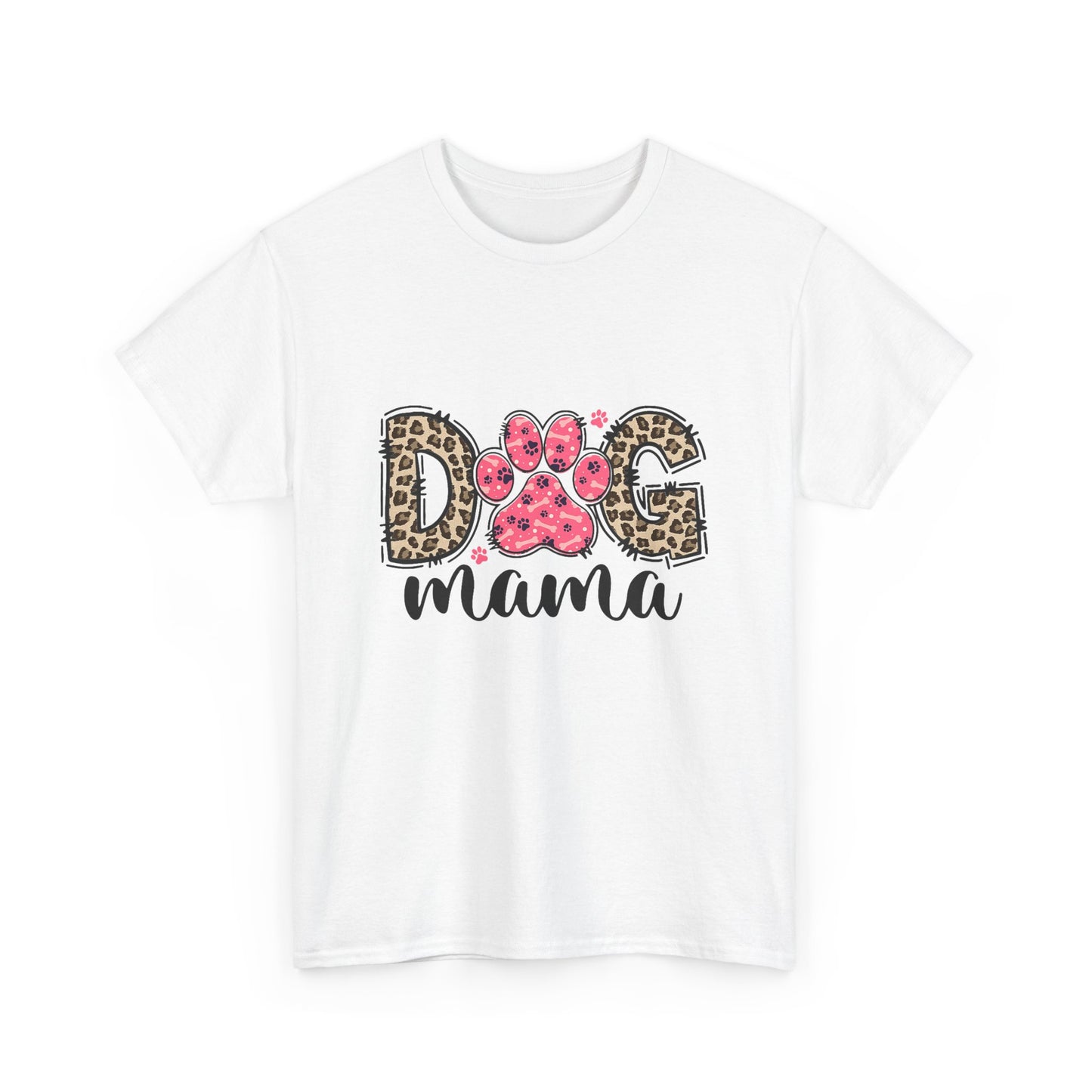 Dog Mama Graphic Cotton T-Shirt | Perfect for Pet Lovers