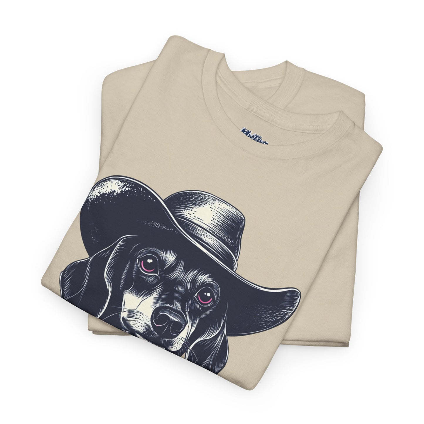Dachshund Cowgirl Vibes T-Shirt – Pink Bandana Pup Shirt