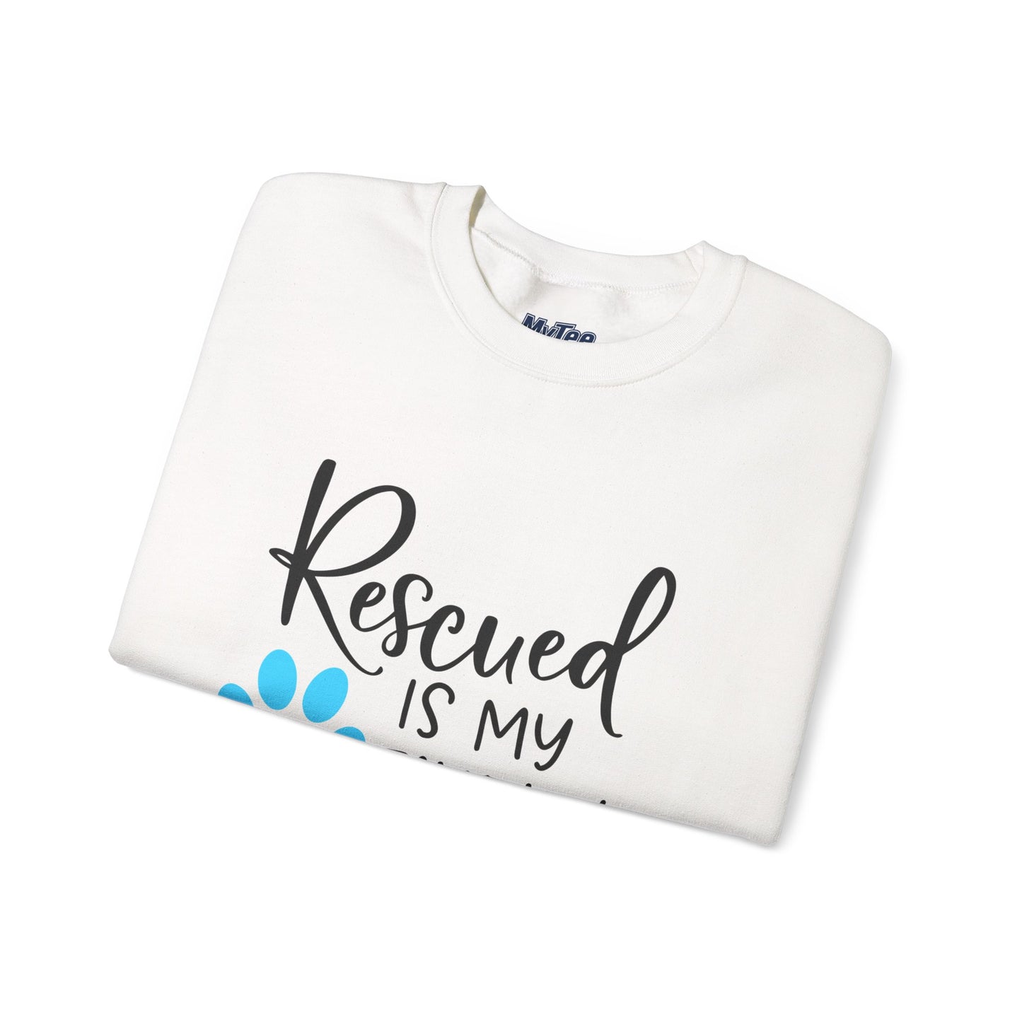 Rescued Is My Favorite Breed Unisex Sweatshirt – Dog Lover Crewneck