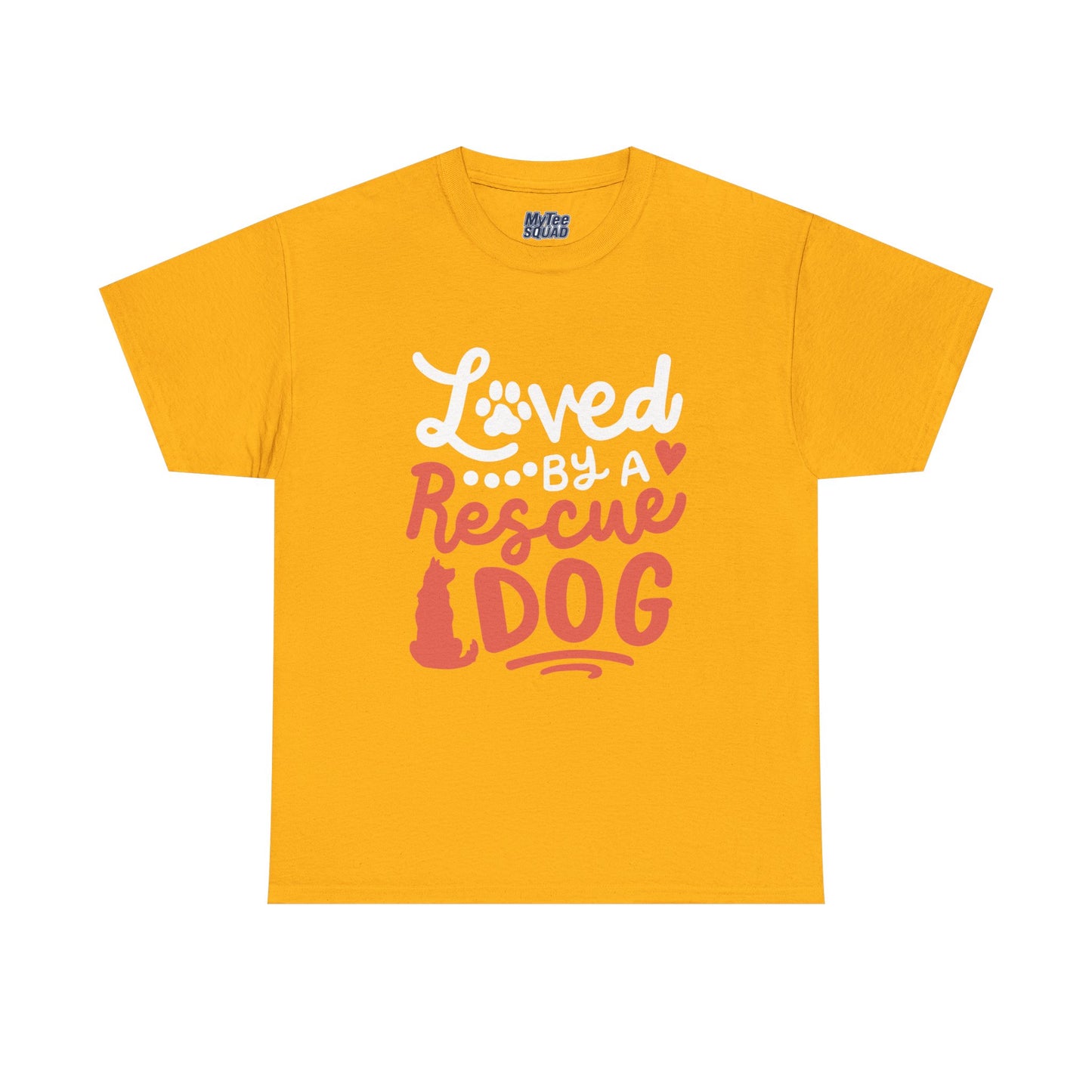 Loved By A Rescue Dog - Pet Lover T-Shirt