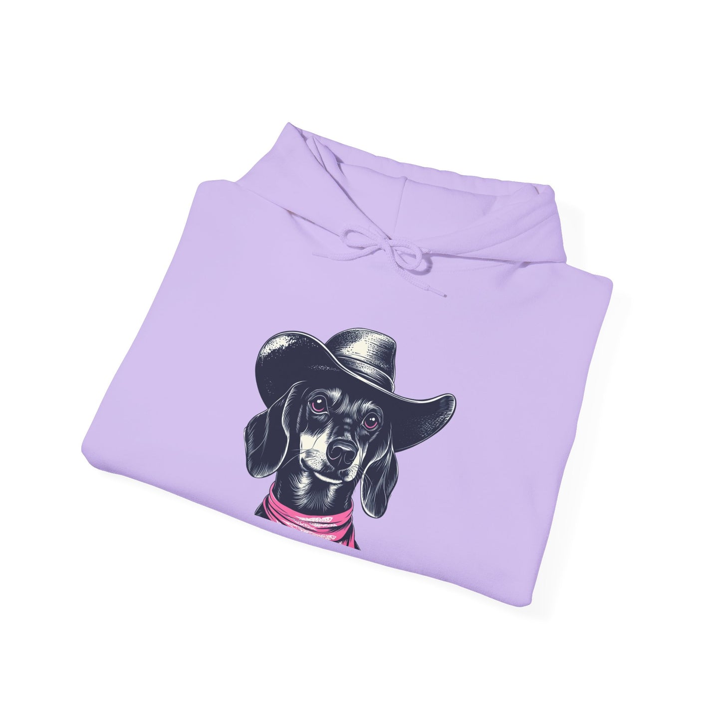 Dachshund Cowpoke Hoodie – Rodeo Pup Unisex Pullover