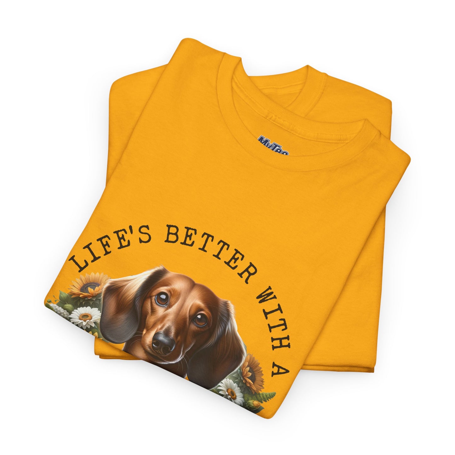 Dachshund Sunflower Unisex T-Shirt