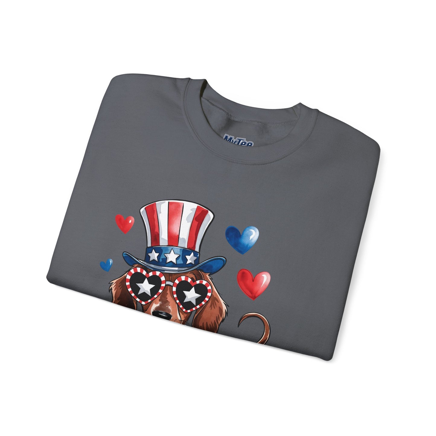Patriotic Dachshund Dog Unisex Sweatshirt