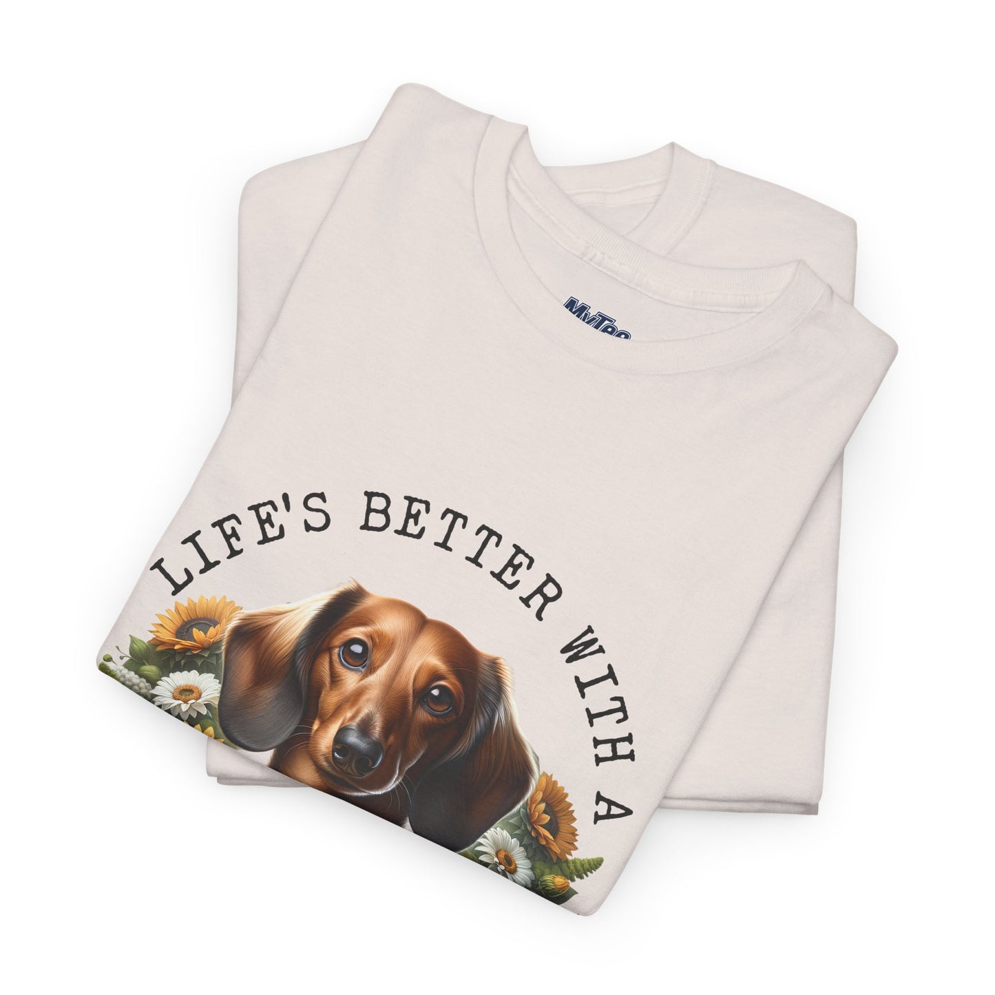 Dachshund Sunflower Unisex T-Shirt