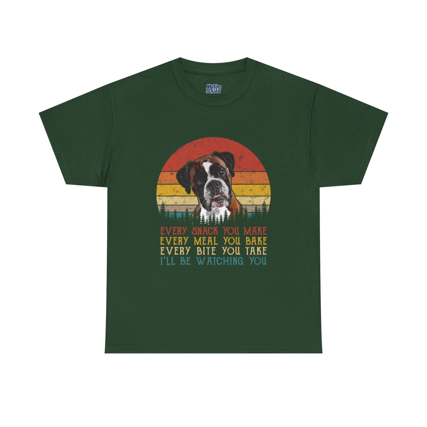 Every Snack You Make Retro Dog Lover - Cotton T-Shirt
